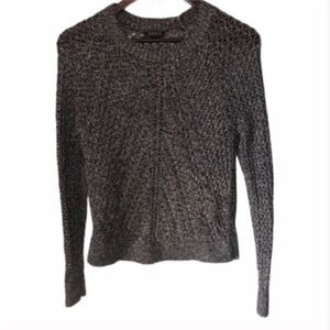 Lucky Brand Grey Metallic Knit Sweater
